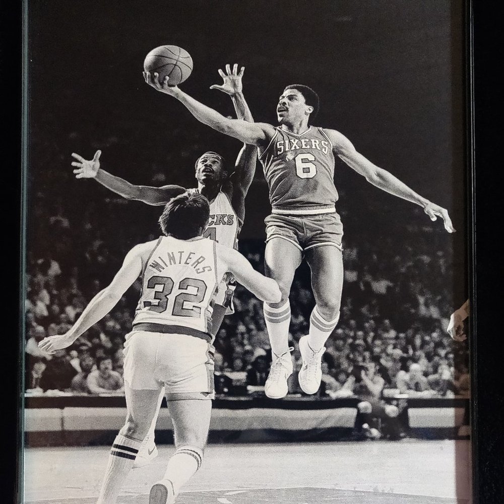 Julius Erving "Dr J" Picture Framed